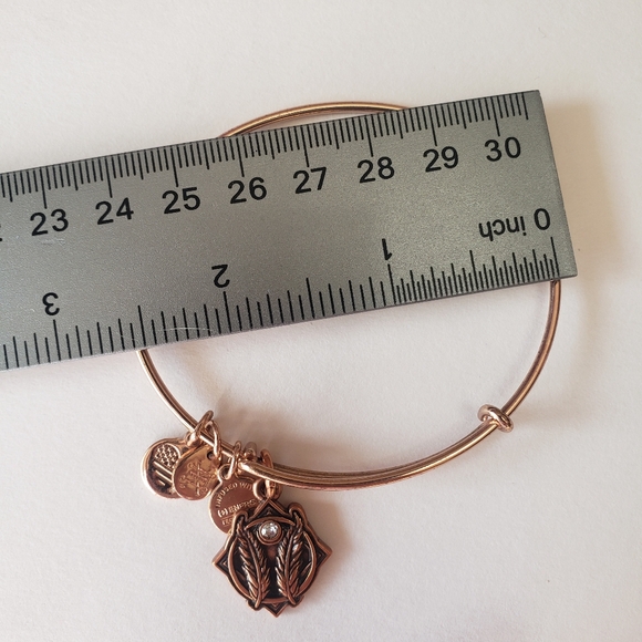 Alex and Ani Women's Godspeed II ROG Bracelet, Shiny Rose Gold, - Picture 8 of 9